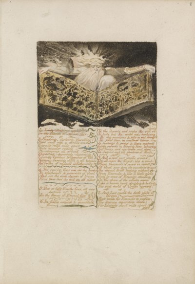 In living creations appeard..., plate 8 from The First Book of Urizen, 1794 by William Blake